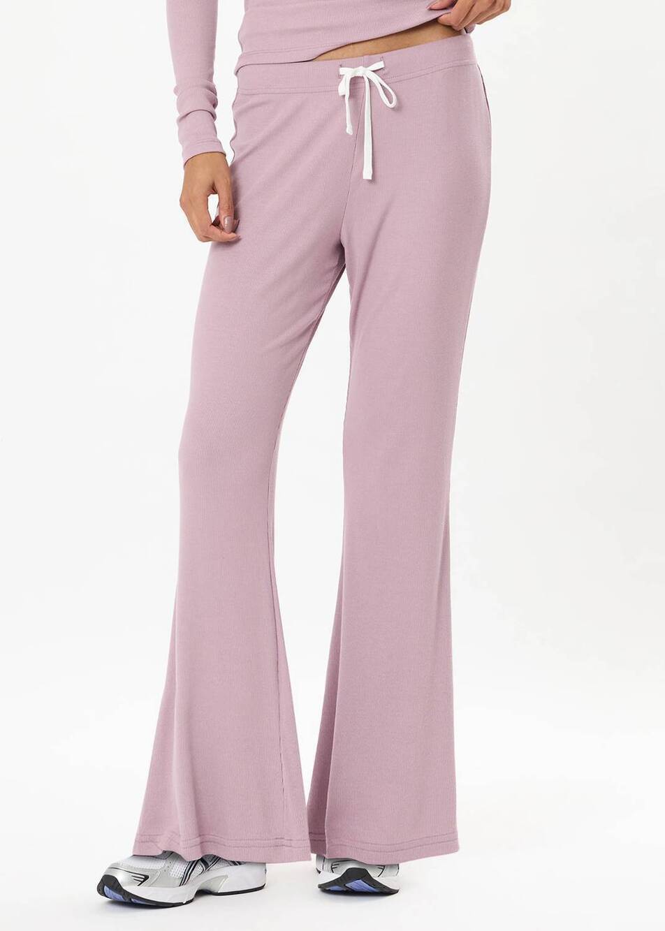 NEW SPLITS59 blaire rib pull-on pant in blush